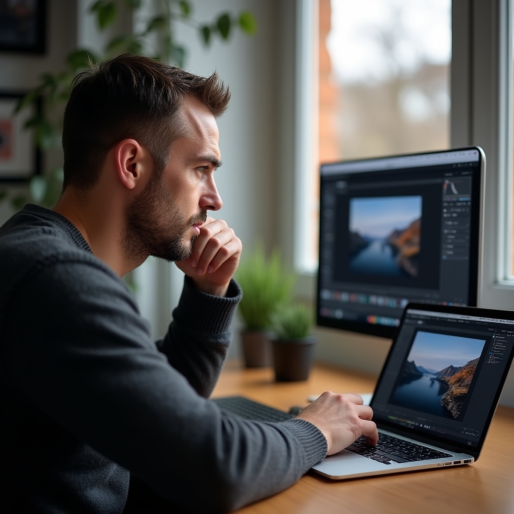 Curs de editare foto în Lightroom pe laptop