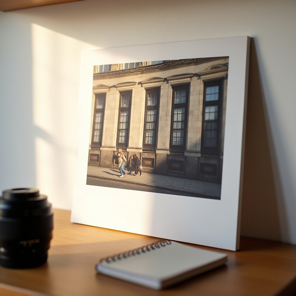 Fotografie de stradă din București realizată la curs